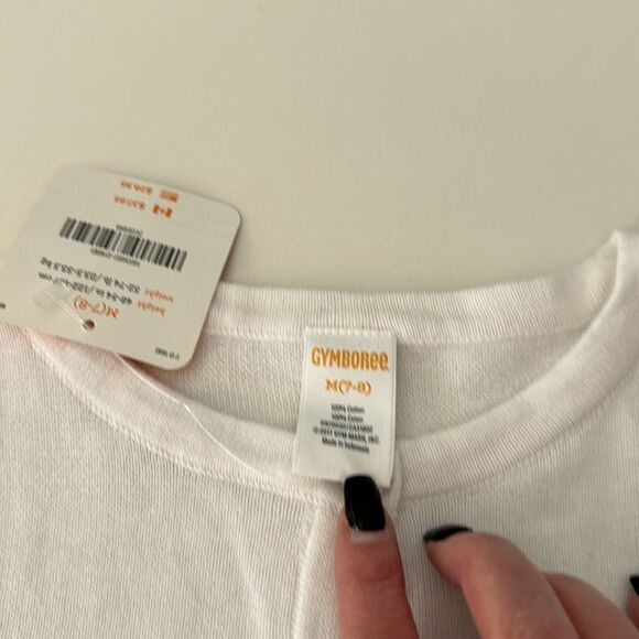 Gymboree Girl’s White Sweater. NWTS! Size M 7-8 - Picture 2 of 3